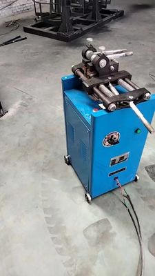 बाएं इलेक्ट्रोड दाएं इलेक्ट्रोड के साथ 25kva बट वेल्डर मशीन