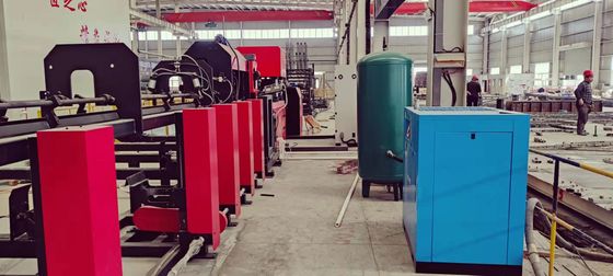 स्क्वायर ट्यूब वेल्डिंग उत्पादन लाइन AC380V 50Hz वाल्व घोंघा रिबार